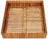 vidaXL Solid acacia wood planter 100 x 100 x 25 cm