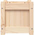 vidaXL Pflanzkübel 31x31x31cm 2er-Set Kiefer
