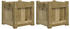 vidaXL Pflanzkübel 31x31x31cm 2er-Set