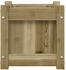 vidaXL Pflanzkübel 31x31x31cm 2er-Set Kiefer imprägniert