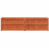 vidaXL Pflanzk&uuml;bel Wachsbraun 180x50x50 cm Massivholz Kiefer