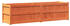 vidaXL Pflanzkübel 180x50x50cm Kiefer braun