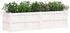 vidaXL Pflanzkübel 180x50x50cm Kiefer weiß