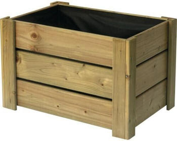 Hornbach Blumenkasten Holz 60x40x40cm natur