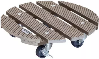 Wagner WPC Pflanzenroller GH 0536 Ø29cm FSC Taupe