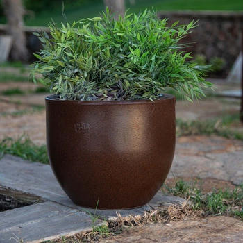 Newgarden AZALEA 40 groß rund Ø40x33cm bronze
