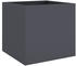 vidaXL Pflanzkübel 3 Stk 49 x 47 x 46 cm Kaltgewalzter Stahl Anthrazit