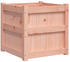 vidaXL Pflanzkübel 2 Stk 60 x 60 x 60 cm Massivholz