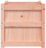 vidaXL Pflanzkübel 2 Stk 60 x 60 x 60 cm Massivholz