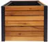 Mendler HWC-L23 Pflanzkasten 2er Set Holz Akazie/Aluminium natur