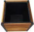 Mendler HWC-L23 Pflanzkasten 2er Set Holz Akazie/Aluminium natur
