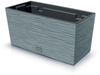 Prosperplast Furu Blumenkasten 39,5 x 18,5 x 19,5 cm Kunststoff grau