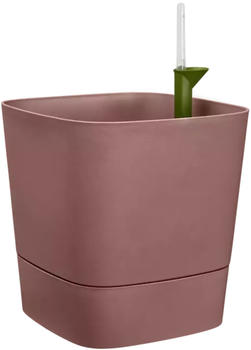 Elho Greensense aqua care eckig 38cm lehmbraun