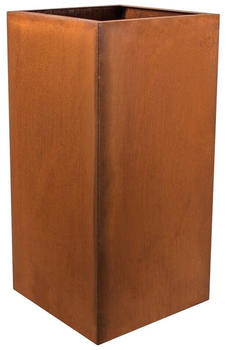 K&ouml;hko Blumenk&uuml;bel 27 cm Cortenstahl braun