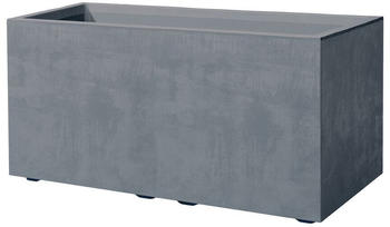 Kreher XL Pflanzkasten 73 L Kunststoff grau