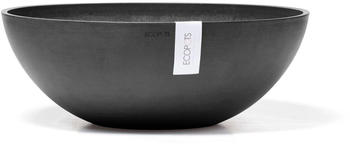 Ecopots Vienna Ø50x18cm Dunkelgrau