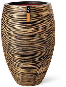 Capi Elegant Deluxe Rib Ø51x72cm Gold-Schwarz