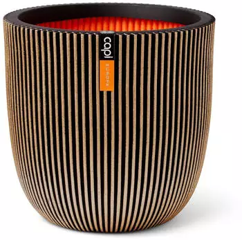 Capi Kugel Groove Ø35x34cm Gold-Schwarz