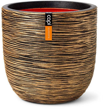 Capi Kugel Rib Ø54x52cm Gold-Schwarz