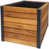 Mendler HWC-L23 Pflanzkasten 60 x 42 cm Holz Akazie/Aluminium natur
