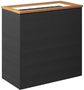 vidaXL Pflanzgefäß Schwarz (319417)