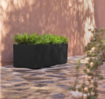 Newgarden JARA 100 XXL groß eckig 100x40x36cm schwarz