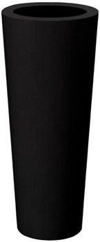 Newgarden FICUS 80 doppelwandig rund hoch Ø29x79cm schwarz