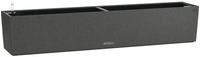 Lechuza BALCONERA Stone 100 Blumenkasten, graphit, 99 x 19 x 19cm, aus...