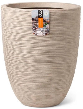 Capi Übertopf Waste Rib NL Terrazzo 46x58cm Beige