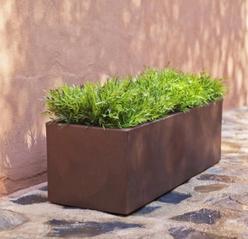 Newgarden JARA 100 XXL groß eckig 100x40x36cm bronze