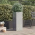 vidaXL Pflanzkübel 32 x 29 x 75 cm Edelstahl silber (841575)