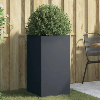 vidaXL Pflanzk&uuml;bel 42 x 38 x 75 cm kaltgewalzter Stahl anthrazit (841579)
