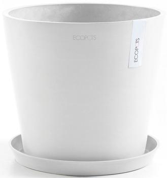 Ecopots Blumentopf Kunststoff &Oslash; 38 cm 40 x 40 x 34,5 cm wei&szlig;