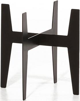 Ecopots Standfuß Kunststoff 22 x 22 cm schwarz