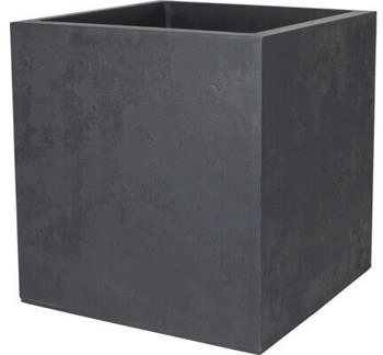 EDA Blumentopf Kunststoff 39,5 x 39,5 x 43,5 cm anthrazit