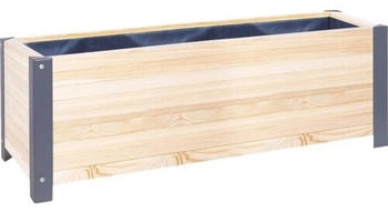 Wilk Pflanzk&uuml;bel L&auml;rchenholz 120 x 40 x 41 cm anthrazit holz