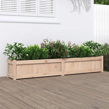 vidaXL Pflanzk&uuml;bel 180 x 31 x 31 cm Massivholz Kiefer (837494)