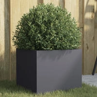 vidaXL Pflanzk&uuml;bel Anthrazit 32x30x29 cm Stahl