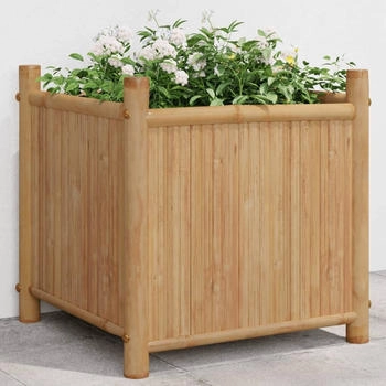 vidaXL Pflanzkübel 40 x 40 x 40 cm Bambus (366464)