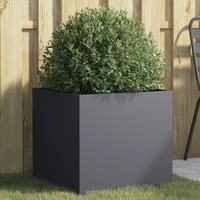 vidaXL Pflanzk&uuml;bel Anthrazit 49x47x46 cm Stahl