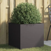 vidaXL Pflanzk&uuml;bel Schwarz 49x47x46 cm Stahl