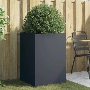 vidaXL Pflanzk&uuml;bel 52 x 48 x 75 cm kaltgewalzter Stahl anthrazit (841585)