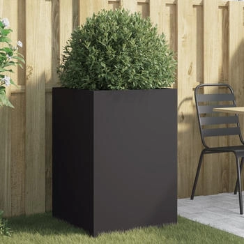 vidaXL Pflanzk&uuml;bel 52 x 48 x 75 cm kaltgewalzter Stahl schwarz (841583)