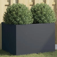 vidaXL Pflanzk&uuml;bel Anthrazit 62x47x46 cm Stahl