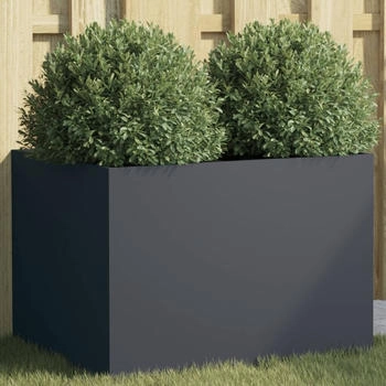 vidaXL Pflanzk&uuml;bel 62 x 47 x 46 cm kaltgewalzter Stahl anthrazit (841603)