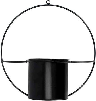 Esschert Wall-mounted or hanging flower pot 36 cm black
