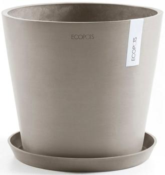 Ecopots Blumentopf Amsterdam Kunststoff Ø 27,5 cm 30 x 30 x 25,9 cm braun