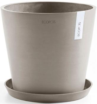 Ecopots Blumentopf Amsterdam Kunststoff &Oslash; 37,3 cm 40 x 40 x 34,8 cm braun