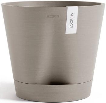 Ecopots Blumentopf Venice Kunststoff &Oslash; 27,7 cm 30 x 30 x 27,5 cm braun