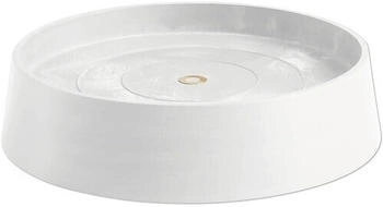 Ecopots Untersetzer Oslo Kunststoff &Oslash; 28,9 cm x 32,2 x 8,5 cm wei&szlig;